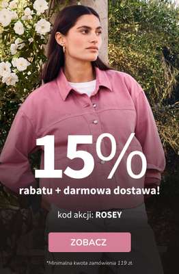 bonprix - gazetka promocyjna 15% rabatu + darmowa dostawa z KODEM! od poniedziałku 23.03 do wtorku 24.03