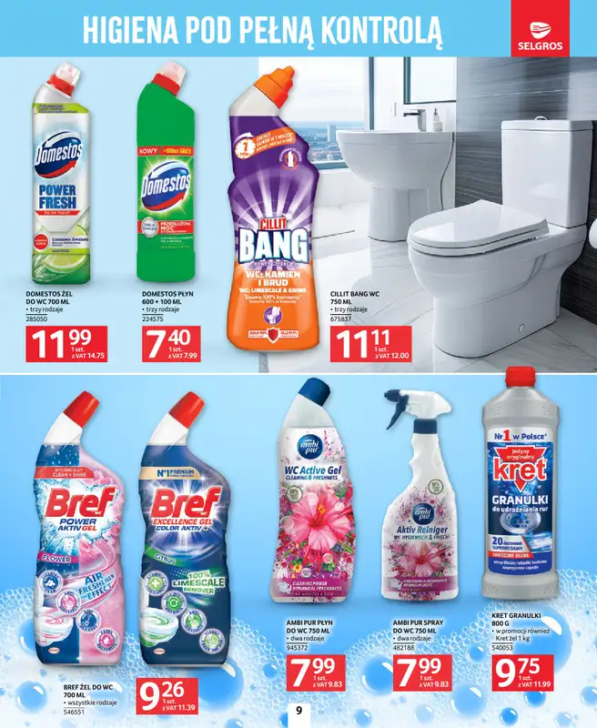 Selgros - gazetka promocyjna Katalog Sprzątanie od czwartku 26.03 do środy 08.04 - strona 9