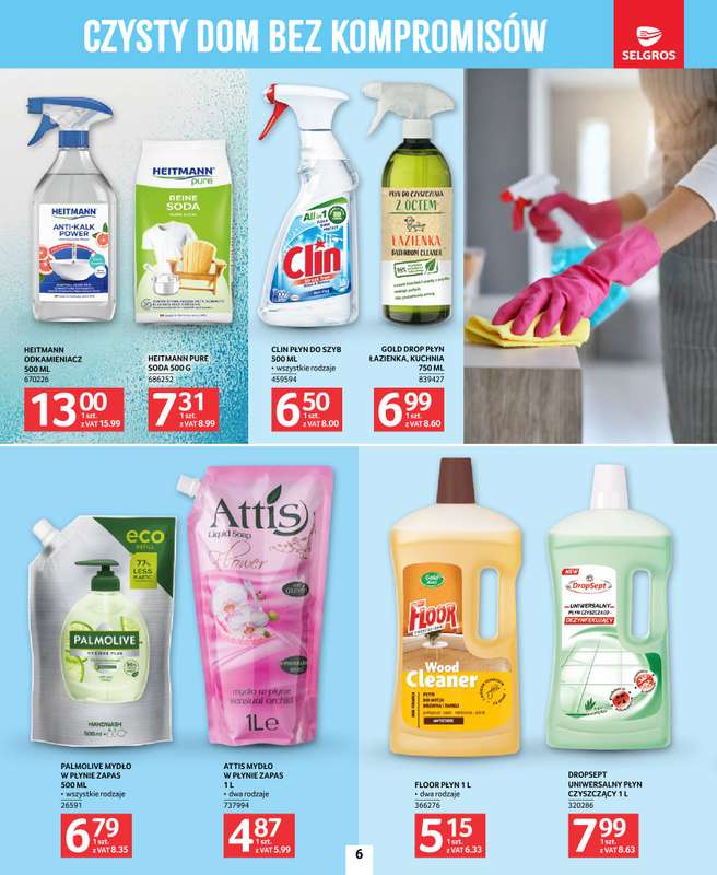 Selgros - gazetka promocyjna Katalog Sprzątanie od czwartku 26.03 do środy 08.04 - strona 6