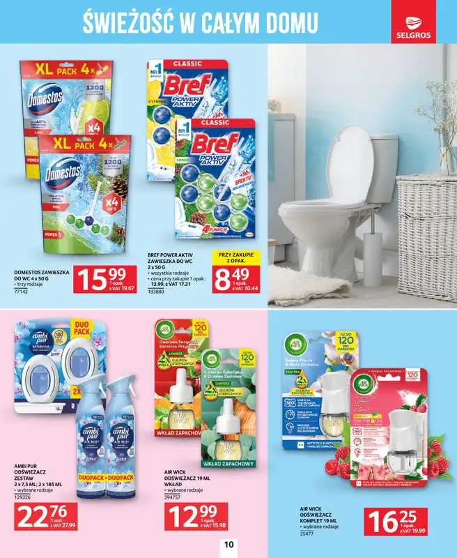 Selgros - gazetka promocyjna Katalog Sprzątanie od czwartku 26.03 do środy 08.04 - strona 10