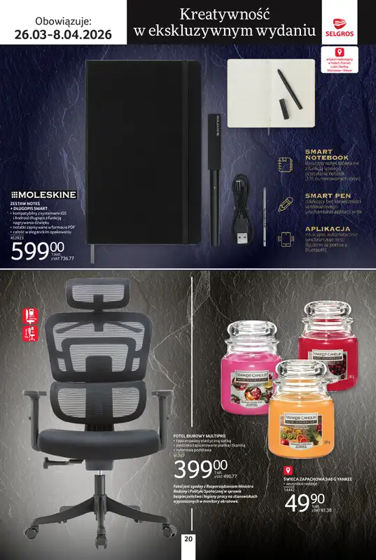 Selgros - gazetka promocyjna Katalog Premium od czwartku 26.03 do środy 08.04 - strona 20