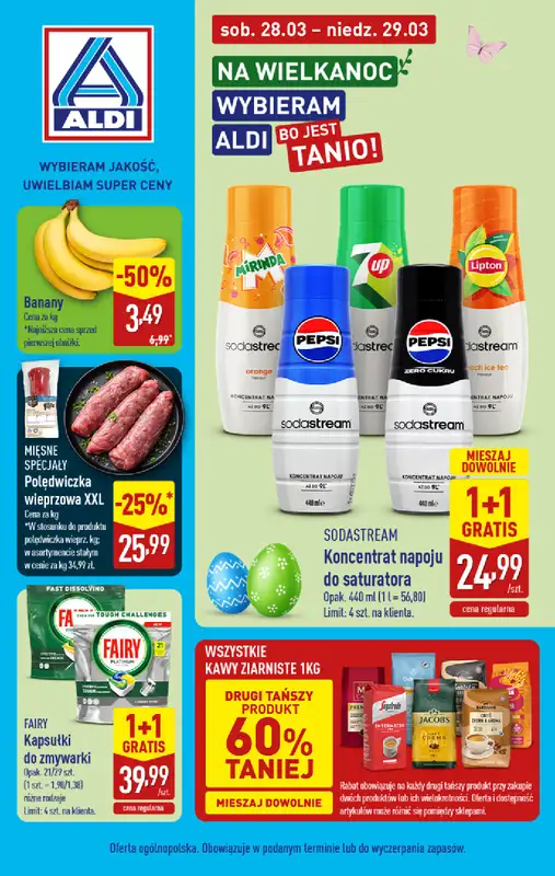 Aldi - gazetka promocyjna Tania sobota i niedziela w Aldi!  