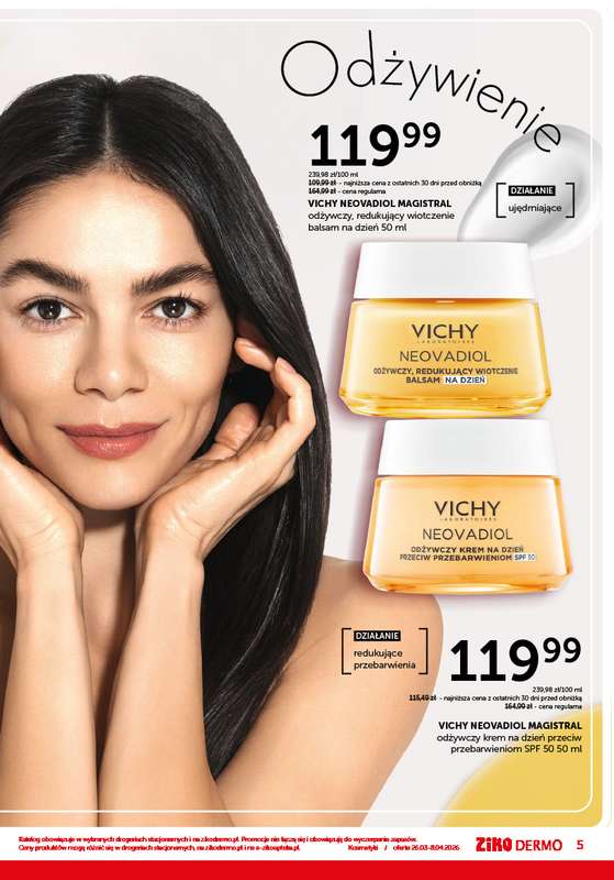 Ziko Dermo - gazetka promocyjna Gazetka Wiosenna odnowa skóry od czwartku 26.03 do środy 08.04 - strona 5