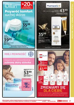 Ziko Dermo - gazetka promocyjna Gazetka Wiosenna odnowa skóry od czwartku 26.03 do środy 08.04 - strona 17