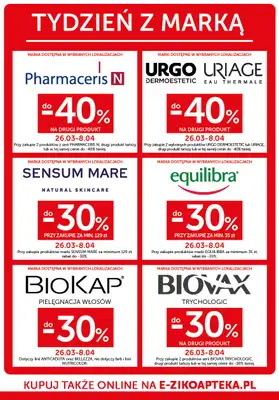 Ziko Dermo - gazetka promocyjna Gazetka Wiosenna odnowa skóry od czwartku 26.03 do środy 08.04 - strona 18