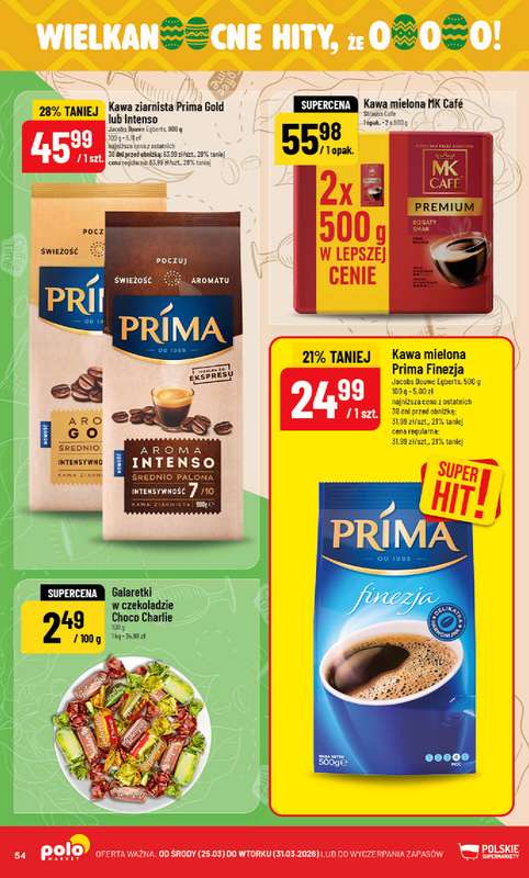 POLOmarket - gazetka promocyjna Gazetka od środy 25.03 do wtorku 31.03 - strona 54