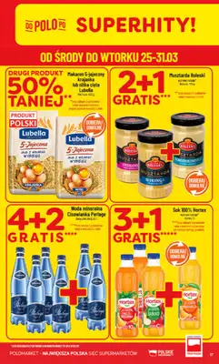 POLOmarket - gazetka promocyjna Gazetka od środy 25.03 do wtorku 31.03 - strona 17
