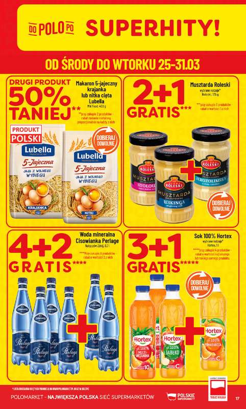 POLOmarket - gazetka promocyjna Gazetka od środy 25.03 do wtorku 31.03 - strona 17