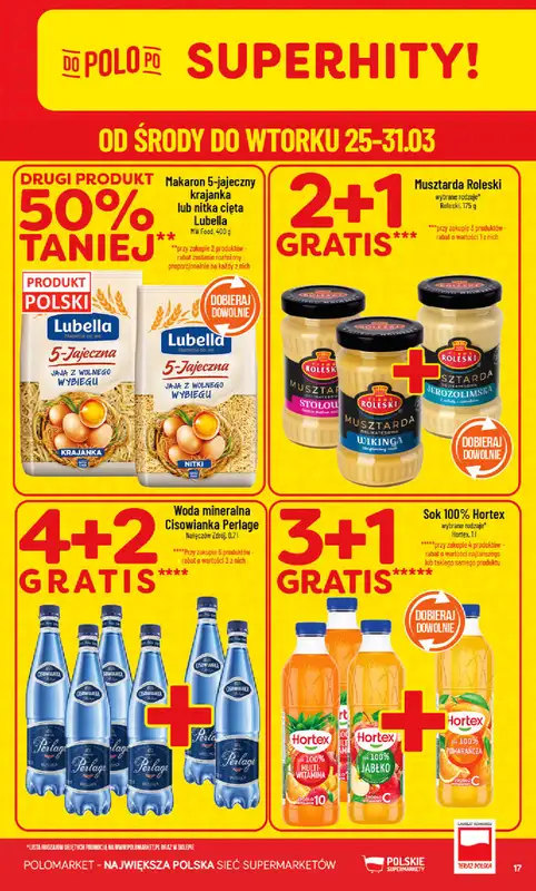 POLOmarket - gazetka promocyjna Gazetka od środy 25.03 do wtorku 31.03 - strona 17