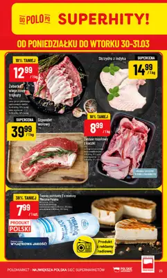 POLOmarket - gazetka promocyjna Gazetka od środy 25.03 do wtorku 31.03 - strona 23