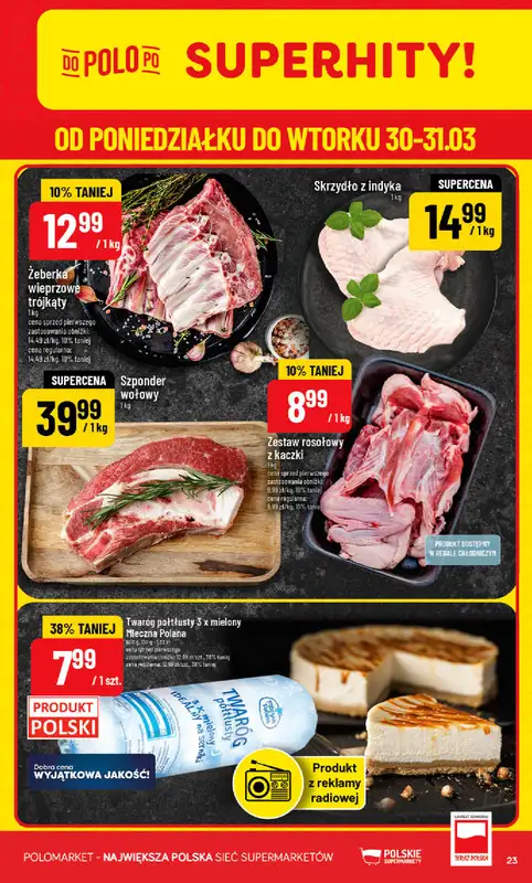 POLOmarket - gazetka promocyjna Gazetka od środy 25.03 do wtorku 31.03 - strona 23
