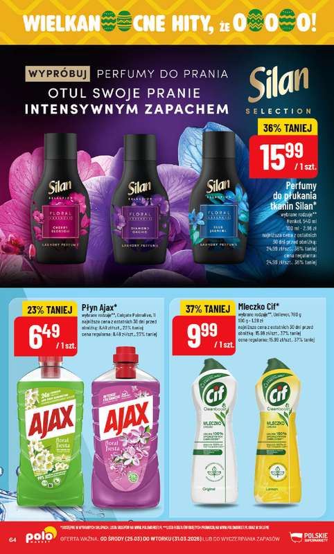 POLOmarket - gazetka promocyjna Gazetka od środy 25.03 do wtorku 31.03 - strona 64