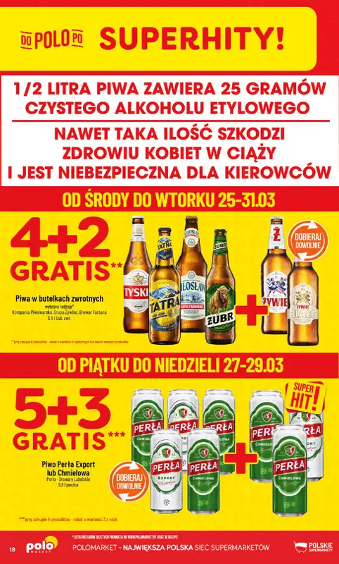 POLOmarket - gazetka promocyjna Gazetka od środy 25.03 do wtorku 31.03 - strona 18