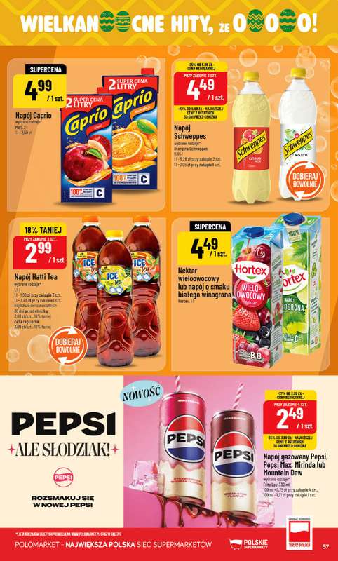 POLOmarket - gazetka promocyjna Gazetka od środy 25.03 do wtorku 31.03 - strona 57