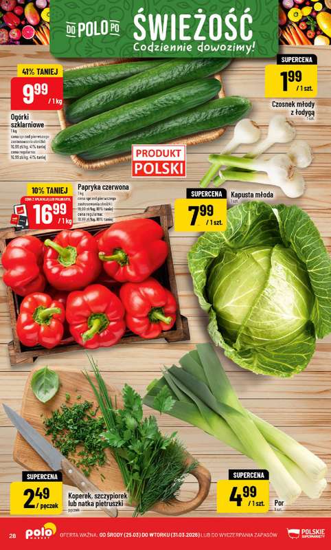 POLOmarket - gazetka promocyjna Gazetka od środy 25.03 do wtorku 31.03 - strona 28
