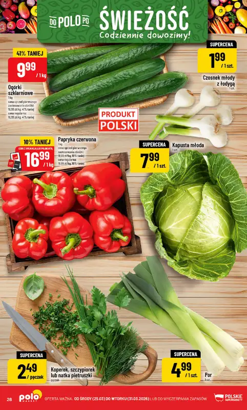 POLOmarket - gazetka promocyjna Gazetka od środy 25.03 do wtorku 31.03 - strona 28