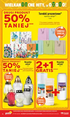 POLOmarket - gazetka promocyjna Gazetka od środy 25.03 do wtorku 31.03 - strona 76