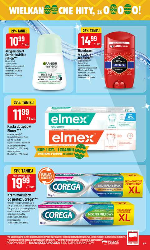 POLOmarket - gazetka promocyjna Gazetka od środy 25.03 do wtorku 31.03 - strona 67