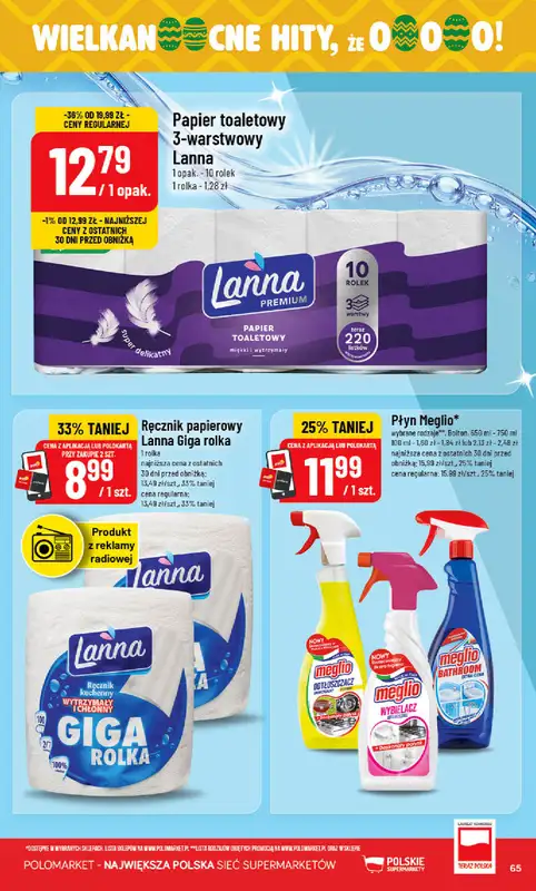 POLOmarket - gazetka promocyjna Gazetka od środy 25.03 do wtorku 31.03 - strona 65