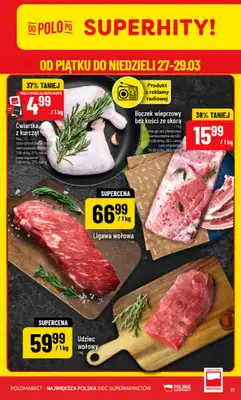 POLOmarket - gazetka promocyjna Gazetka od środy 25.03 do wtorku 31.03 - strona 21