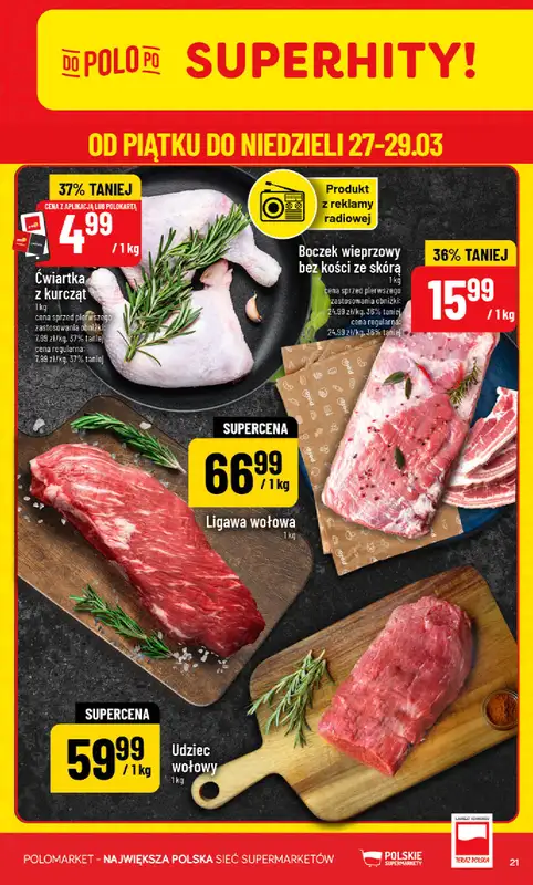 POLOmarket - gazetka promocyjna Gazetka od środy 25.03 do wtorku 31.03 - strona 21