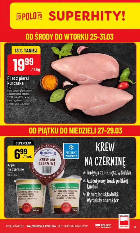 POLOmarket - gazetka promocyjna Gazetka od środy 25.03 do wtorku 31.03 - strona 19