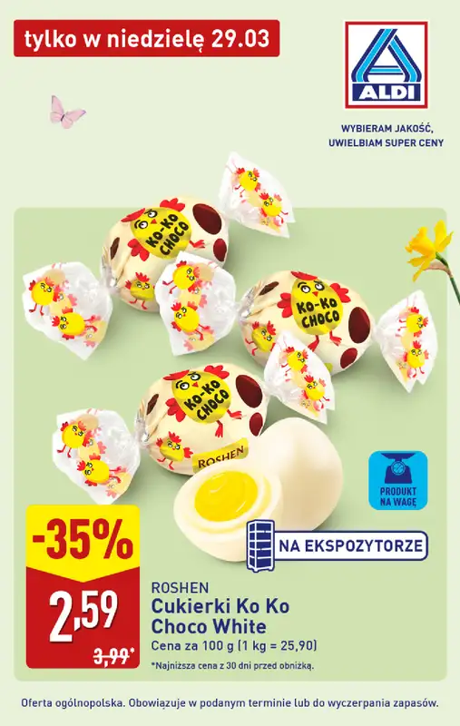 Aldi - gazetka promocyjna Super niedziela w Aldi! od niedzieli 29.03 do niedzieli 29.03 - strona 4