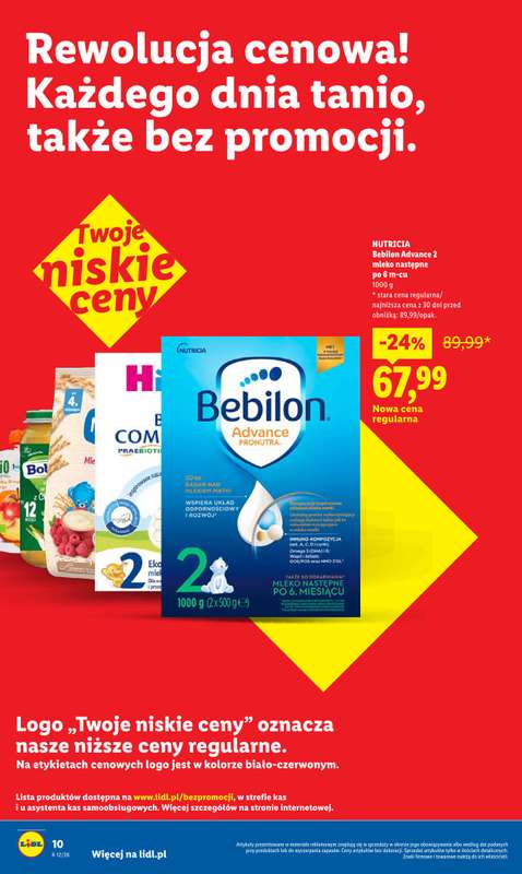 Lidl - gazetka promocyjna Rewolucja Cenowa! od środy 11.03 do wtorku 31.03 - strona 10