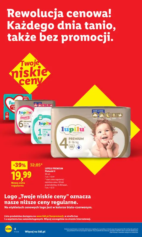 Lidl - gazetka promocyjna Rewolucja Cenowa! od środy 11.03 do wtorku 31.03 - strona 4
