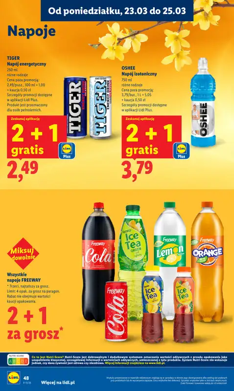 Lidl - gazetka promocyjna Oferta od poniedziałku od poniedziałku 23.03 do środy 25.03 - strona 48