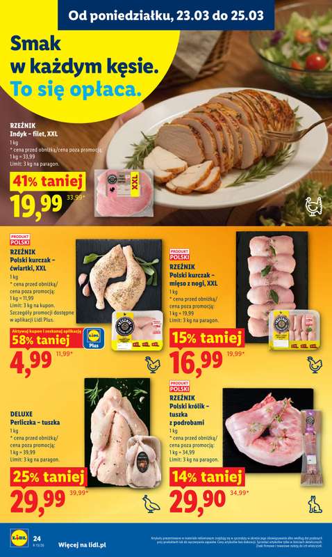 Lidl - gazetka promocyjna Oferta od poniedziałku od poniedziałku 23.03 do środy 25.03 - strona 24