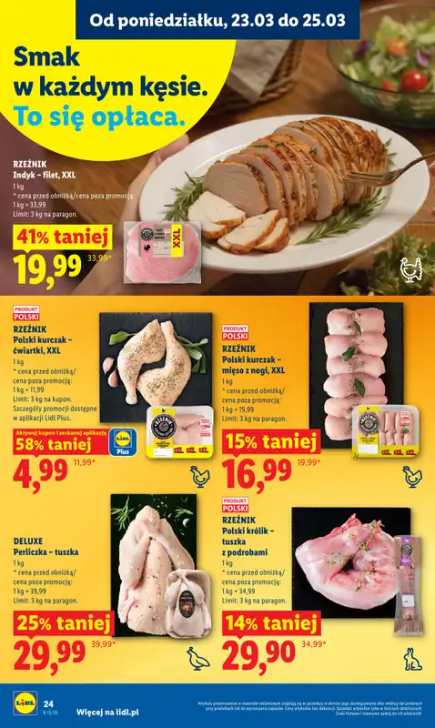 Lidl - gazetka promocyjna Oferta od poniedziałku od poniedziałku 23.03 do środy 25.03 - strona 24