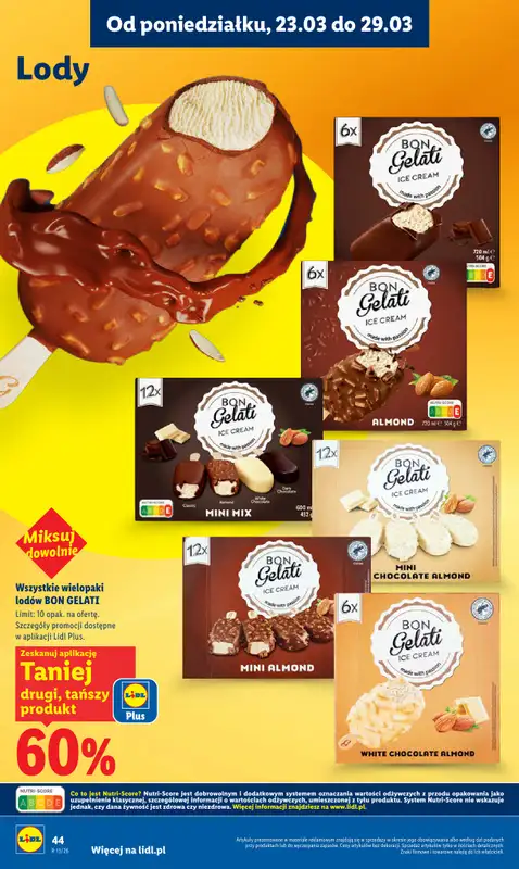 Lidl - gazetka promocyjna Oferta od poniedziałku od poniedziałku 23.03 do środy 25.03 - strona 44