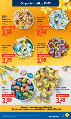 Lidl - gazetka promocyjna Oferta od poniedziałku od poniedziałku 23.03 do środy 25.03 - strona 31