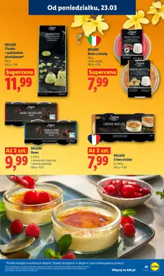 Lidl - gazetka promocyjna Oferta od poniedziałku od poniedziałku 23.03 do środy 25.03 - strona 41