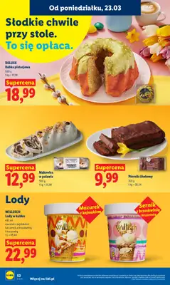 Lidl - gazetka promocyjna Oferta od poniedziałku od poniedziałku 23.03 do środy 25.03 - strona 52