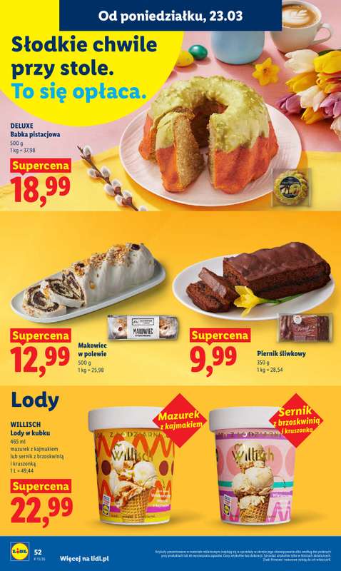 Lidl - gazetka promocyjna Oferta od poniedziałku od poniedziałku 23.03 do środy 25.03 - strona 52