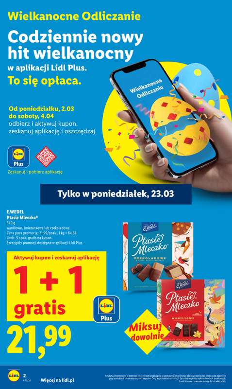 Lidl - gazetka promocyjna Oferta od poniedziałku od poniedziałku 23.03 do środy 25.03 - strona 2