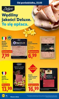 Lidl - gazetka promocyjna Oferta od poniedziałku od poniedziałku 23.03 do środy 25.03 - strona 38