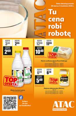 Auchan - gazetka promocyjna Gazetka ATAC Hiper Discount od czwartku 26.03 do soboty 04.04