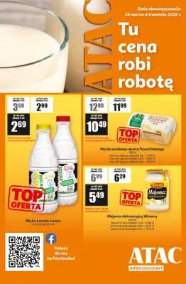 Auchan - gazetka promocyjna Gazetka ATAC Hiper Discount od czwartku 26.03 do soboty 04.04