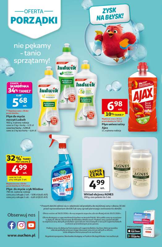 Auchan - gazetka promocyjna Gazetka 30 Lat Supermarket Auchan od czwartku 26.03 do poniedziałku 30.03 - strona 8