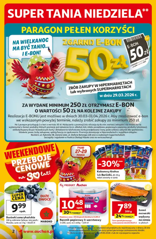 Auchan - gazetka promocyjna Gazetka 30 Lat Supermarket Auchan   - strona 2