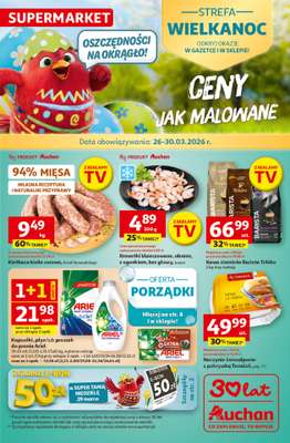 Auchan - gazetka promocyjna Gazetka 30 Lat Supermarket Auchan od czwartku 26.03 do poniedziałku 30.03