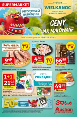 Auchan - gazetka promocyjna Gazetka 30 Lat Supermarket Auchan od czwartku 26.03 do poniedziałku 30.03