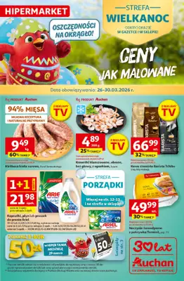 Auchan - gazetka promocyjna Gazetka 30 Lat Hipermarket Auchan od czwartku 26.03 do poniedziałku 30.03