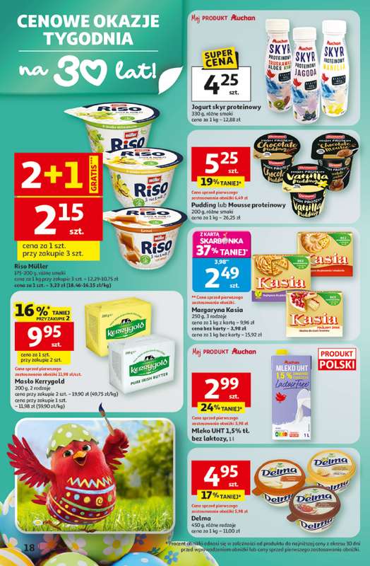 Auchan - gazetka promocyjna Gazetka 30 Lat Hipermarket Auchan od czwartku 26.03 do poniedziałku 30.03 - strona 18