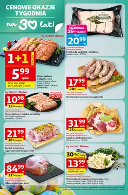 Auchan - gazetka promocyjna Gazetka 30 Lat Hipermarket Auchan od czwartku 26.03 do poniedziałku 30.03 - strona 16