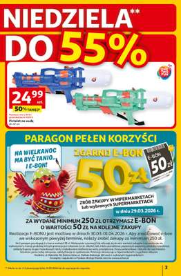 Auchan - gazetka promocyjna Gazetka 30 Lat Hipermarket Auchan od czwartku 26.03 do poniedziałku 30.03 - strona 3