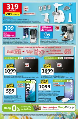 Auchan - gazetka promocyjna Gazetka 30 Lat Hipermarket Auchan od czwartku 26.03 do poniedziałku 30.03 - strona 31